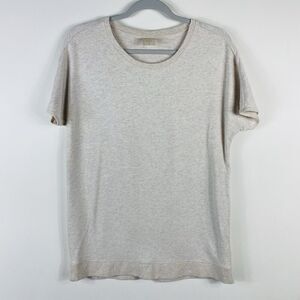 Calia By Carrie Underwood Size Small Short Sleeve Active Top Tan Heathered